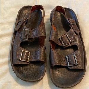 Walk The Walk size 40 these are all leather uppers with rubber soles.